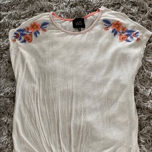 Small White W5 Floral Shirt